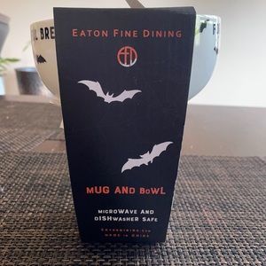 Halloween bowl & mug set